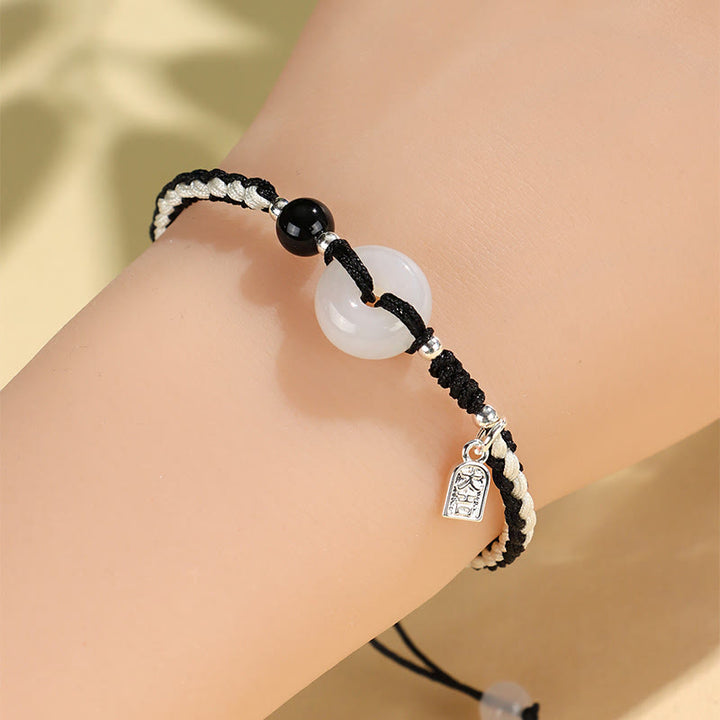 Pulsera de la suerte con hebilla de la paz de ágata aventurina verde y Buddha Stones - image 14