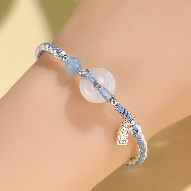 Pulsera de la suerte con hebilla de la paz de ágata aventurina verde y Buddha Stones - image 16