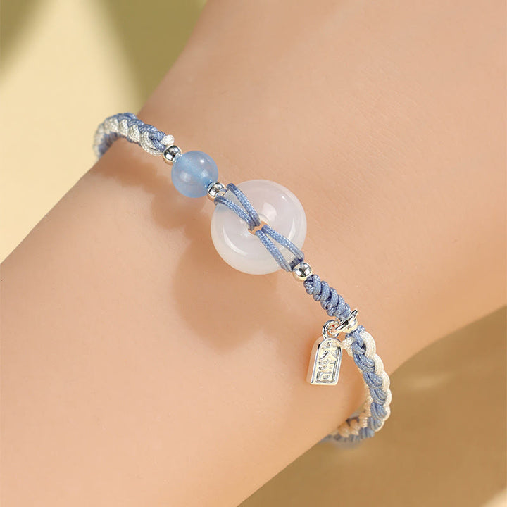 Pulsera de la suerte con hebilla de la paz de ágata aventurina verde y Buddha Stones - image 16