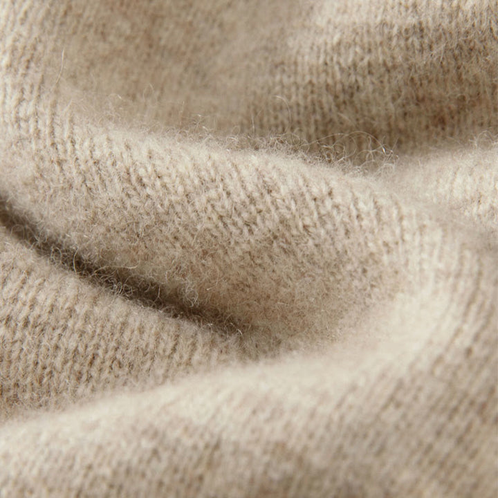 Suéter de lana de manga larga para hombre, color liso, con botones de rana chinos y Buddha Stones ( invierno). - image 12