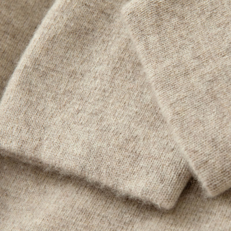 Suéter de lana de manga larga para hombre, color liso, con botones de rana chinos y Buddha Stones ( invierno). - image 15