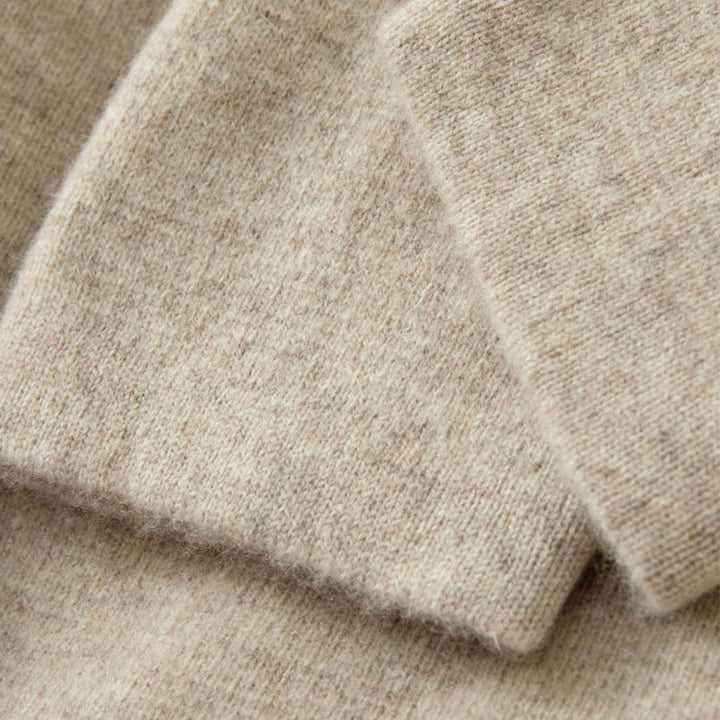 Suéter de lana de manga larga para hombre, color liso, con botones de rana chinos y Buddha Stones ( invierno). - image 15