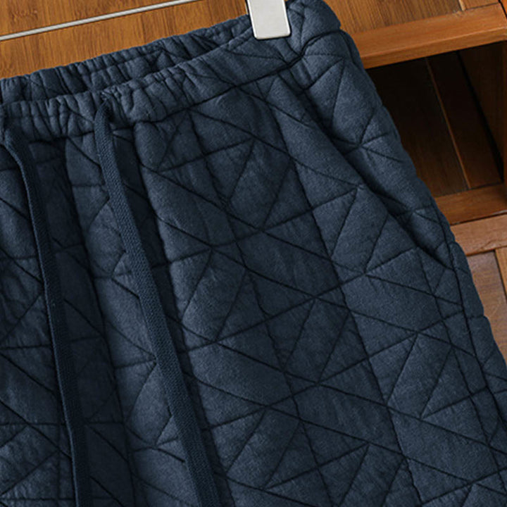 Pantalones térmicos de pierna ancha con cordón ajustable y bolsillos para mujer, de color liso, de Buddha Stones. - image 16
