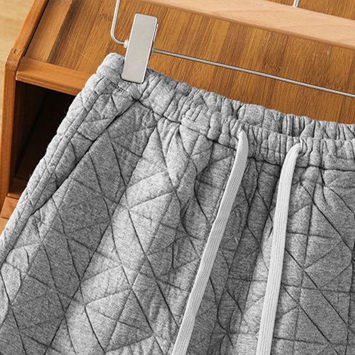 Pantalones térmicos de pierna ancha con cordón ajustable y bolsillos para mujer, de color liso, de Buddha Stones. - image 12