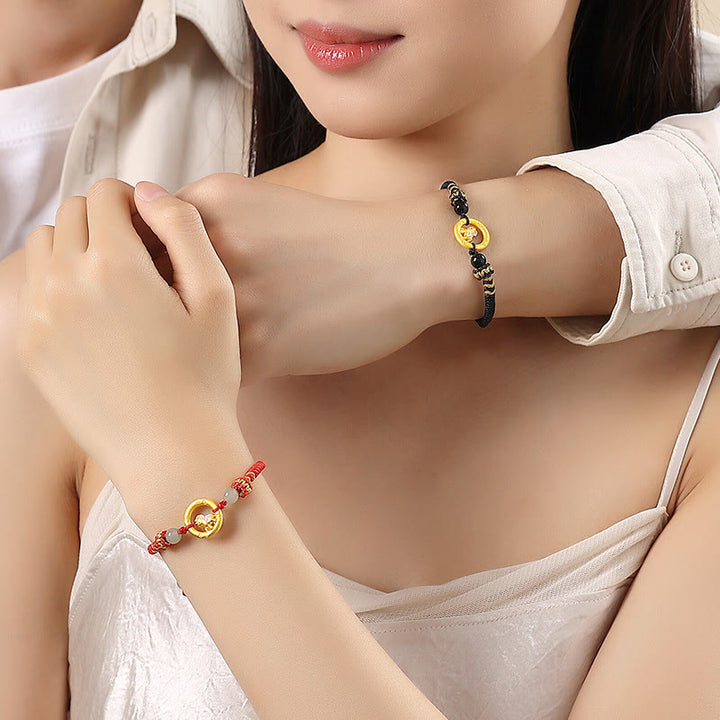 Collar con colgante de la suerte con hebilla de la paz y el personaje Fu, de plata de ley 925 con Buddha Stones y el año del caballo. - image 23