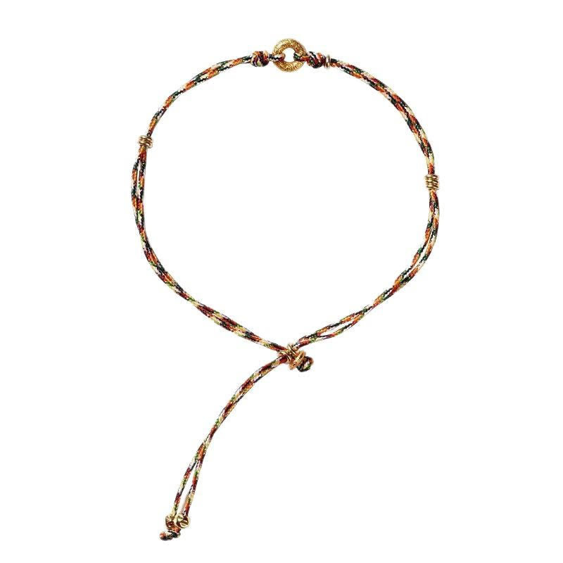 Pulsera de la fortuna multicolor para niños y adultos con hebilla de la paz hecha a mano con Buddha Stones - image 4