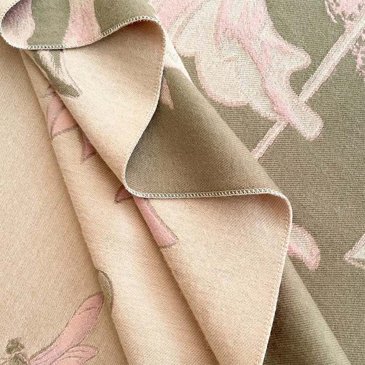 Bufanda/chal acogedor con estampado de Buddha Stones, loto, peces koi y libélulas otoñales - image 15