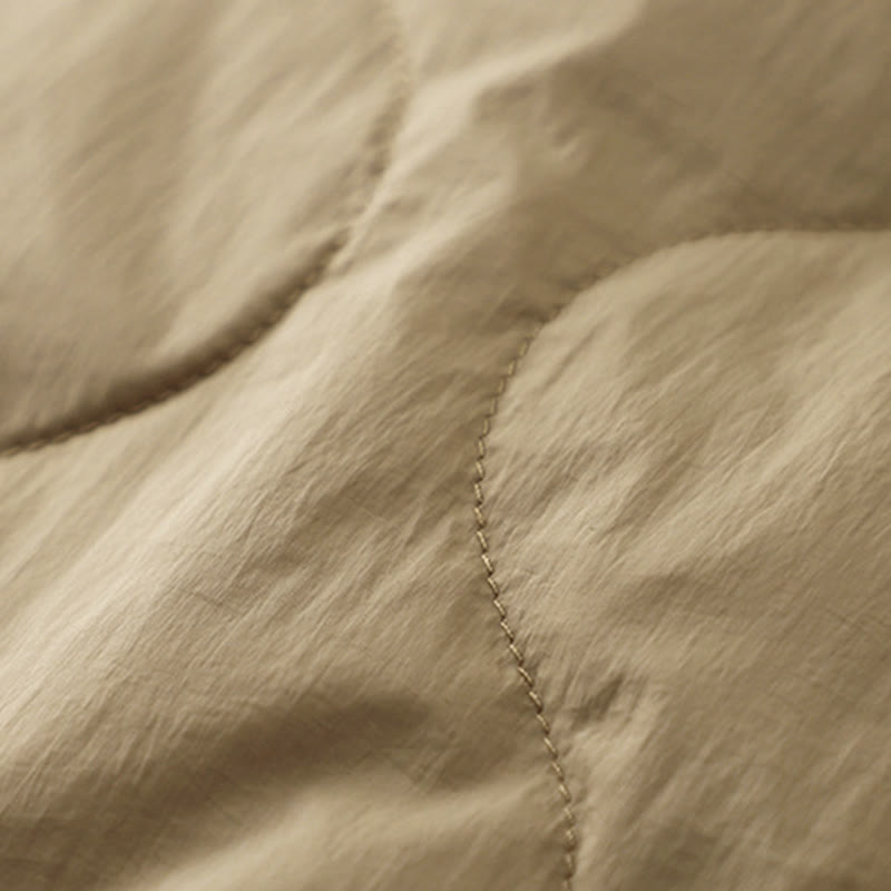 Pantalones de invierno cálidos para mujer con estampado de líneas curvas y detalles en Buddha Stones , con bolsillos. - image 6