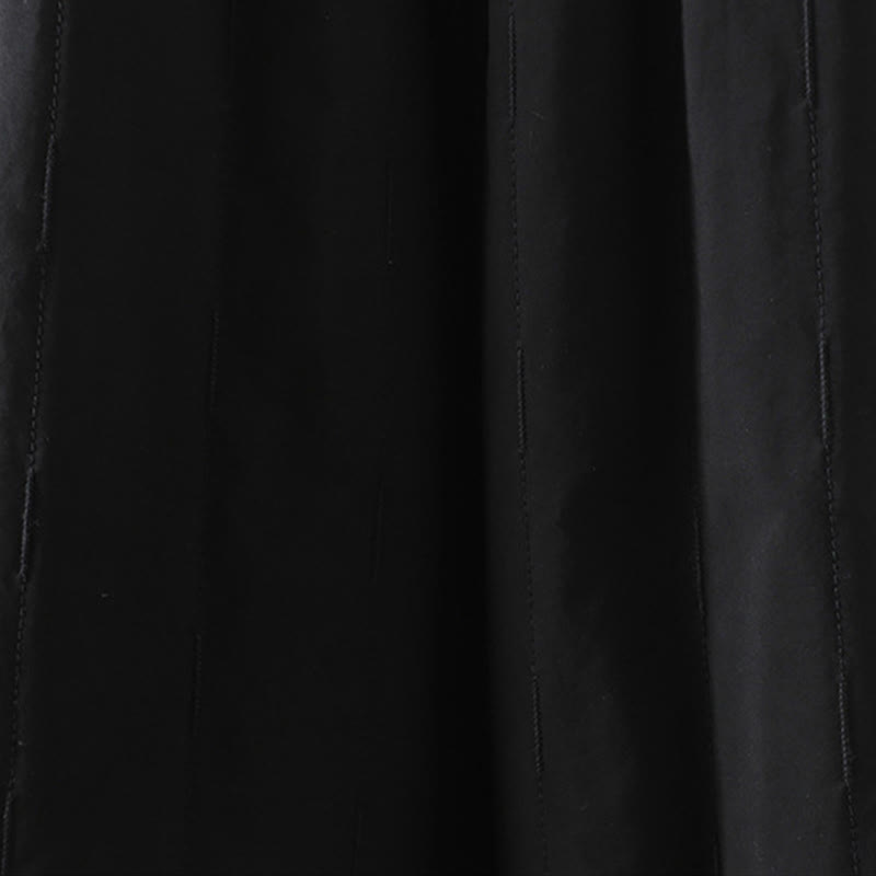 Pantalones harén de algodón para mujer con rayas rectas y bolsillos de Buddha Stones - image 10
