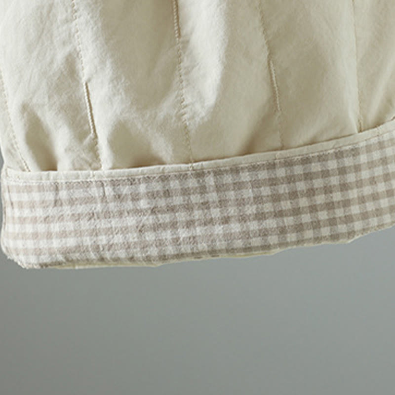 Pantalones tipo harem para mujer con forro polar de algodón, rayas y líneas rectas con estampado de Buddha Stones y bolsillos. - image 21