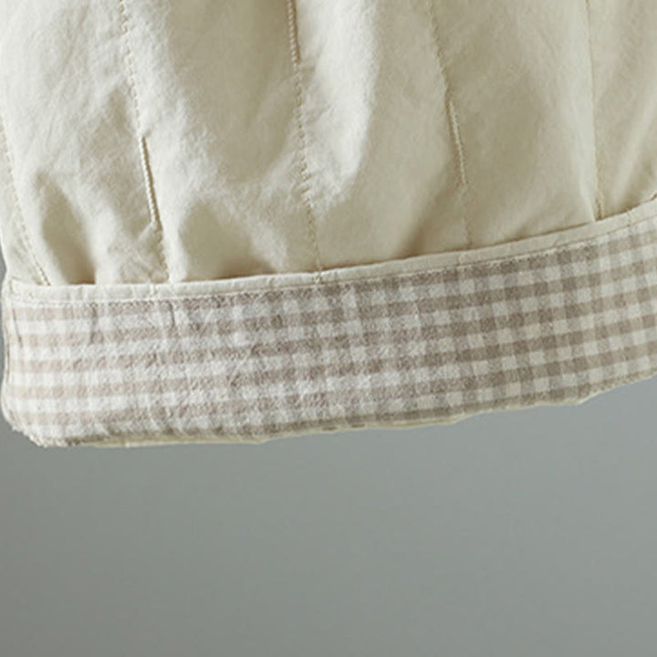 Pantalones tipo harem para mujer con forro polar de algodón, rayas y líneas rectas con estampado de Buddha Stones y bolsillos. - image 21