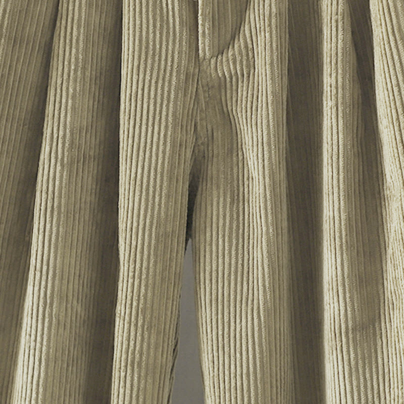 Pantalones harén Buddha Stones de invierno para mujer, de pana lisa, de algodón, de cintura alta, forrados con vellón y bolsillos - image 22