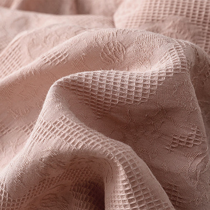 Camisa de manga larga de algodón para mujer con diseño plisado y bajo irregular en jacquard con Buddha Stones - image 20