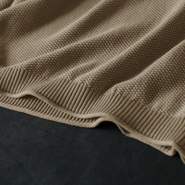 Suéter de punto de manga larga para mujer, de algodón, con cuello en V, botones coloridos y estampado de Buddha Stones. - image 5