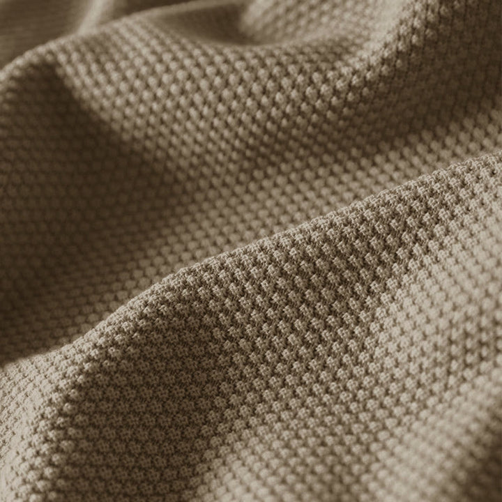 Suéter de punto de manga larga para mujer, de algodón, con cuello en V, botones coloridos y estampado de Buddha Stones. - image 6