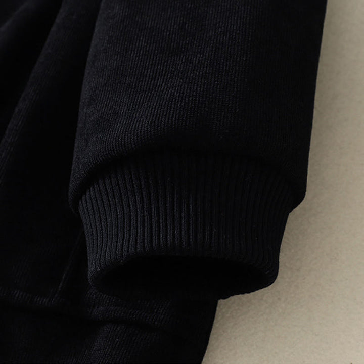 Vestido midi de manga larga para mujer, de algodón cálido, cuello alto y con bolsillos , Buddha Stones. - image 23