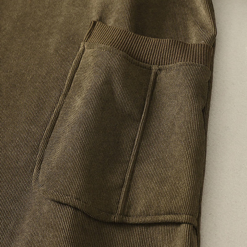 Vestido midi de manga larga para mujer, de algodón cálido, cuello alto y con bolsillos , Buddha Stones. - image 18