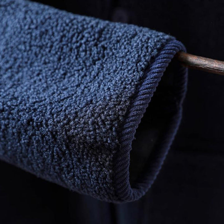 Chaqueta térmica de manga larga para mujer con bolsillos, cierre de cremallera, botones y estampado de Buddha Stones. - image 14