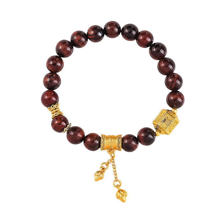 Pulsera de equilibrio de aleación con Buddha Stones y ojo de tigre variado - image 4