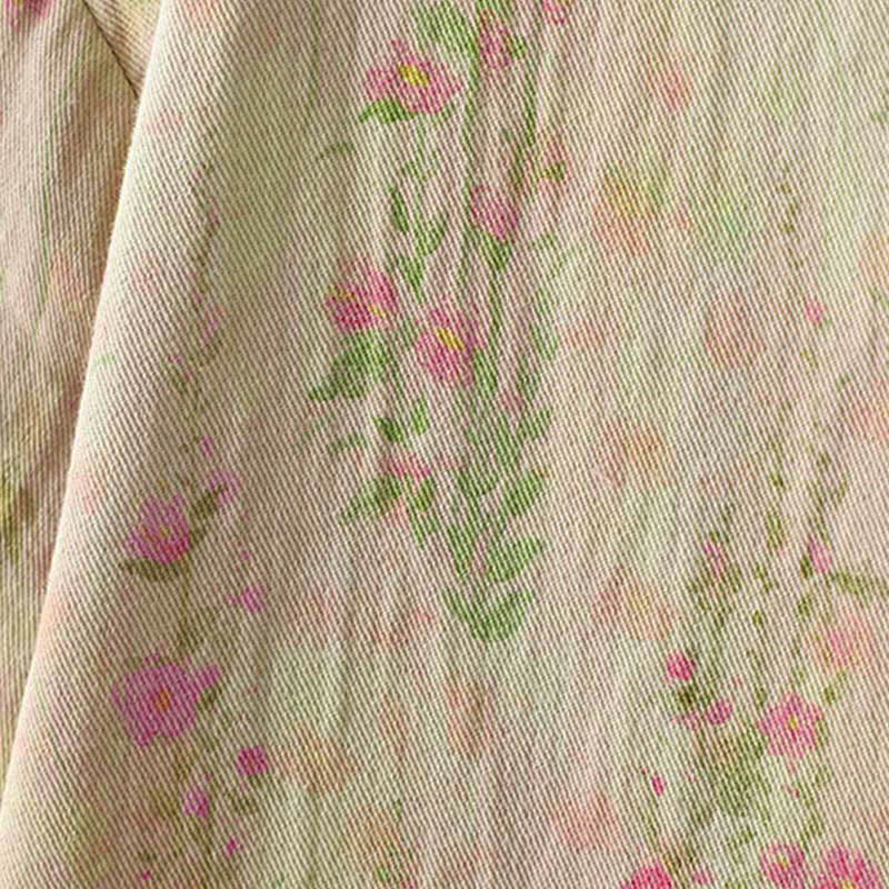 Chaqueta térmica de manga larga para mujer, de algodón, con bolsillos, estampado de encaje y Buddha Stones. - image 8