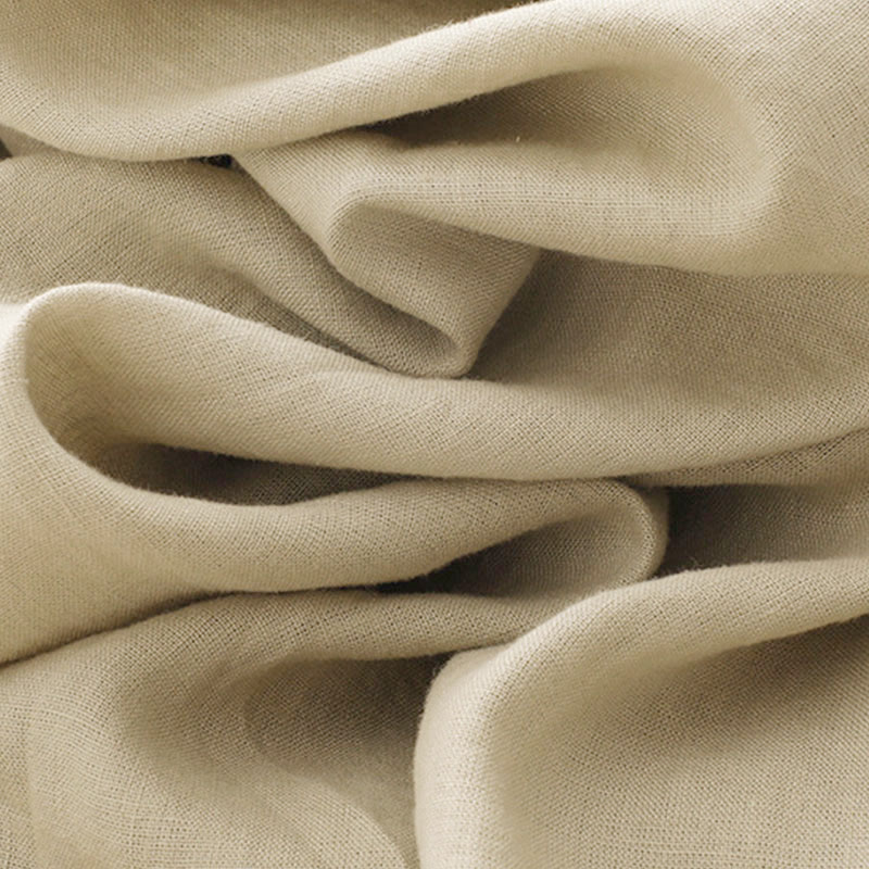 Vestido midi de algodón de manga larga con diseño de botones lisos y bolsillos, estampado de Buddha Stones para el otoño. - image 14