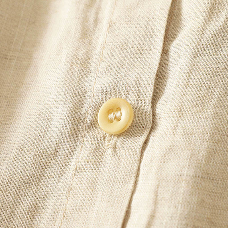 Camisa de manga larga con botones para mujer, con bordado de flores y Buddha Stones de primavera - image 5