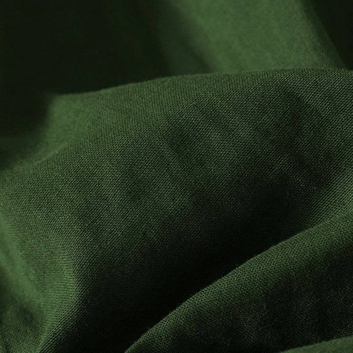 Camisa de manga larga con solapa para mujer, con bordado de Buddha Stones y estampado de flores y enredaderas. - image 4