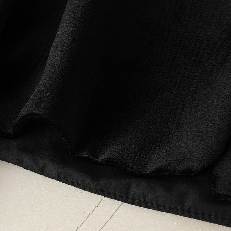 Chaqueta gruesa de manga larga para mujer con diseño de flores colgantes y Buddha Stones  - image 14