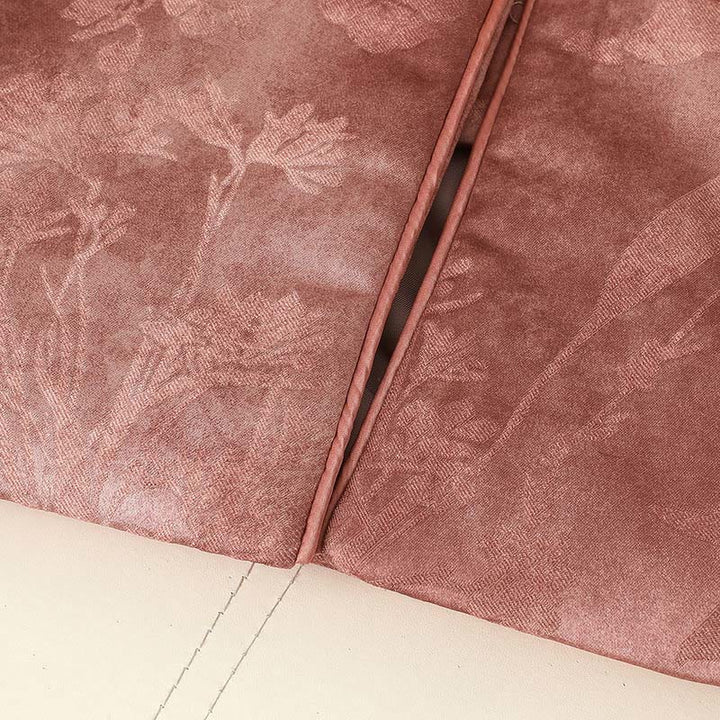 Chaqueta de manga larga y corte grueso para mujer con estampado tradicional chino de Buddha Stones.  - image 24