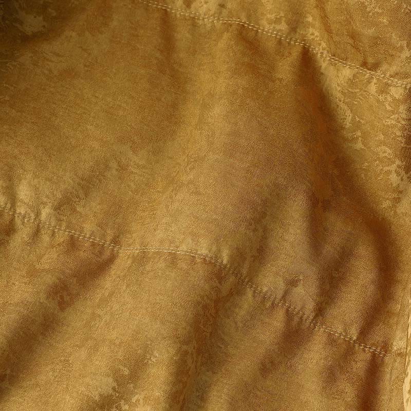 Chaqueta de manga larga gruesa para mujer con bolsillos, estampado jacquard oscuro, botones de rana y Buddha Stones. - image 9