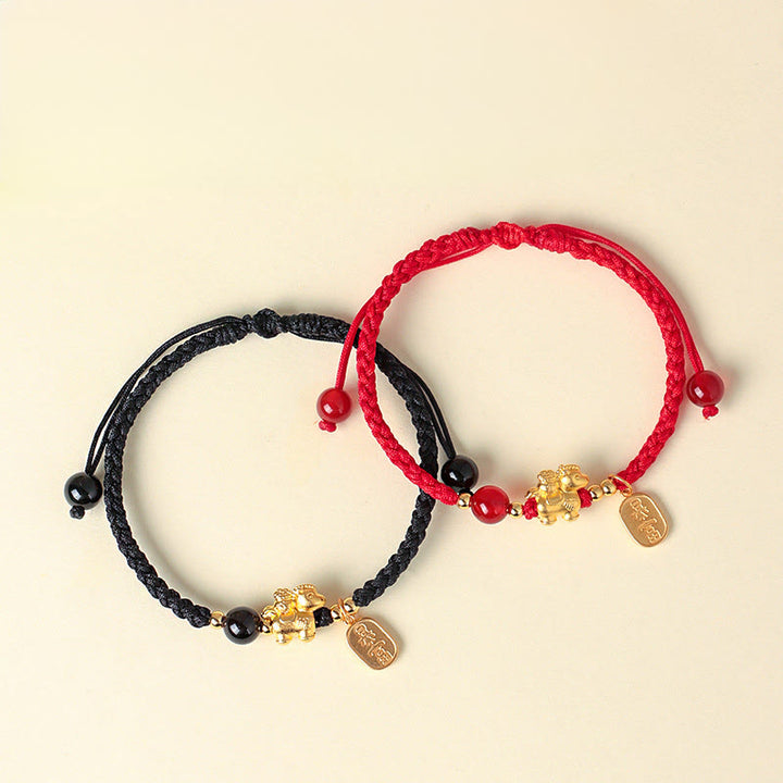 Pulsera de plata de ley 999 con Buddha Stones, Año del Caballo, símbolo de paz, prosperidad y éxito. - image 10