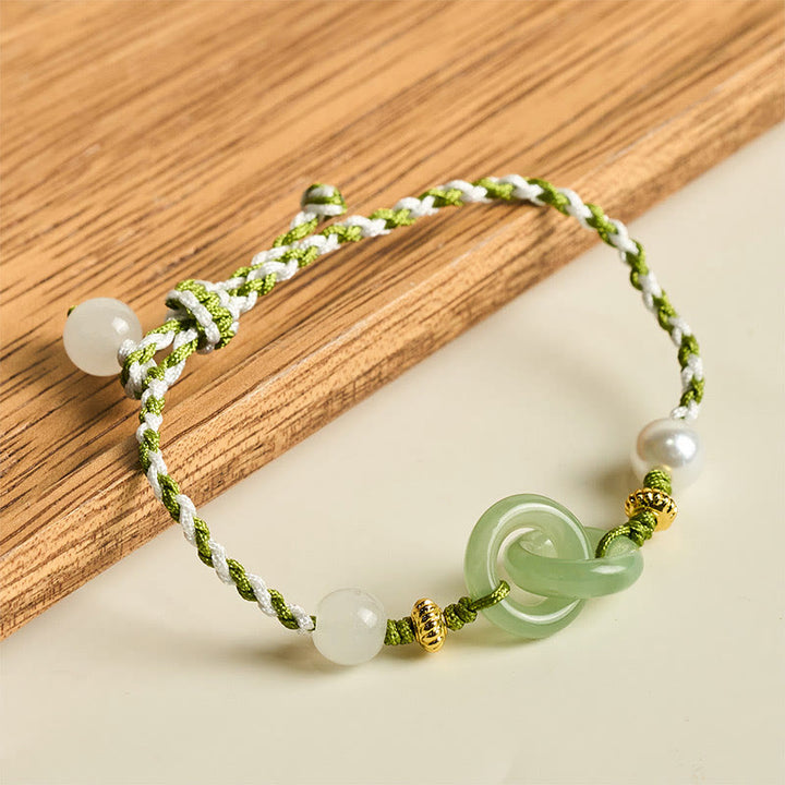 Pulsera de la paz con hebilla de cuerda trenzada y Buddha Stones, símbolo de amor y calma - image 6