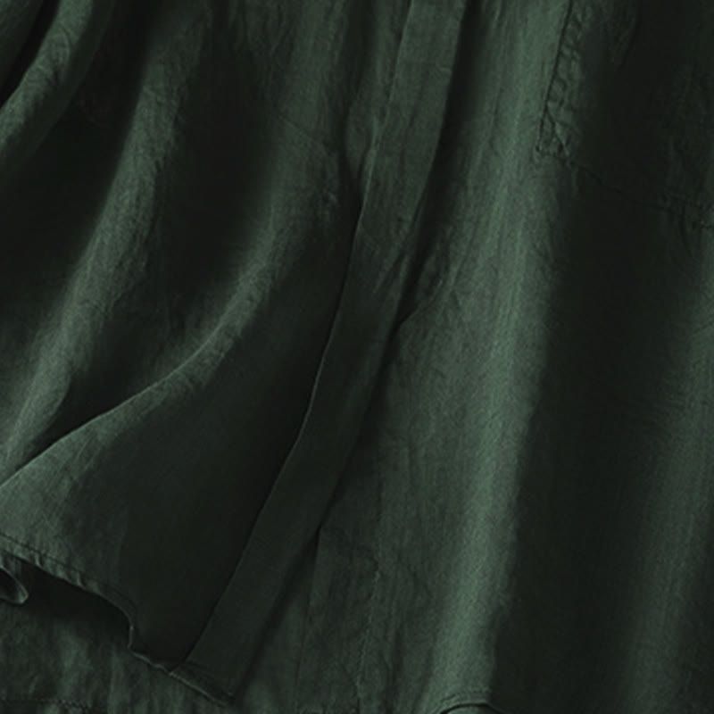 Camisa de manga larga para mujer con solapa y bolsillo, con estampado de Buddha Stones, ideal para el otoño. - image 9