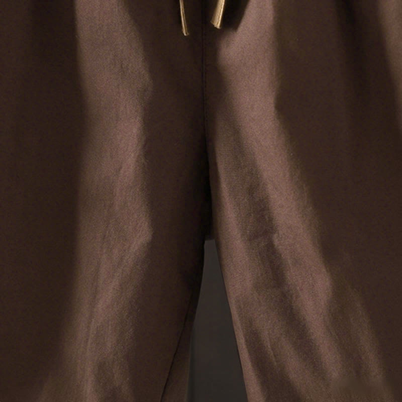 Pantalones térmicos tipo harem para mujer, lisos, de algodón con forro polar y estampado de Buddha Stones, con bolsillos. - image 12