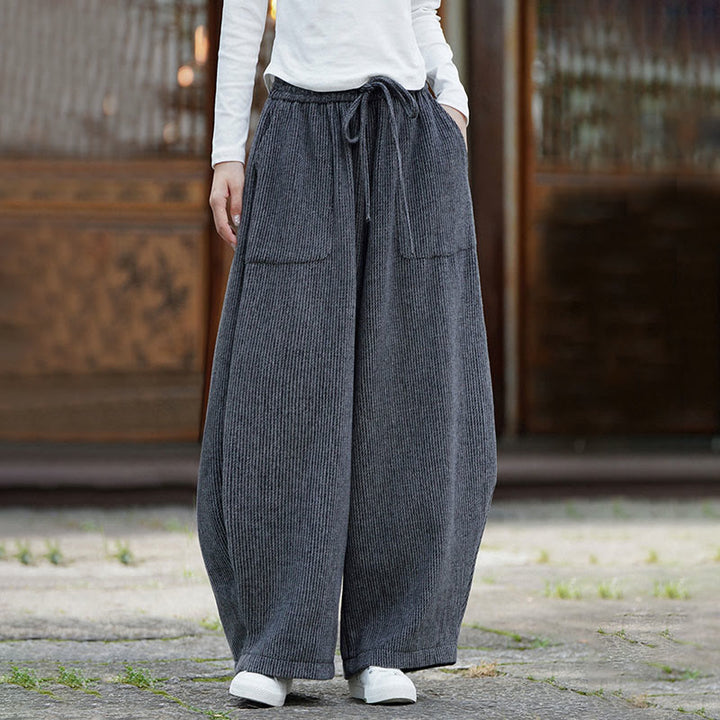 Pantalones de algodón de cintura alta con diseño de cordón ajustable y bolsillos, de color liso, para hombre, con estampado de Buddha Stones. - image 15