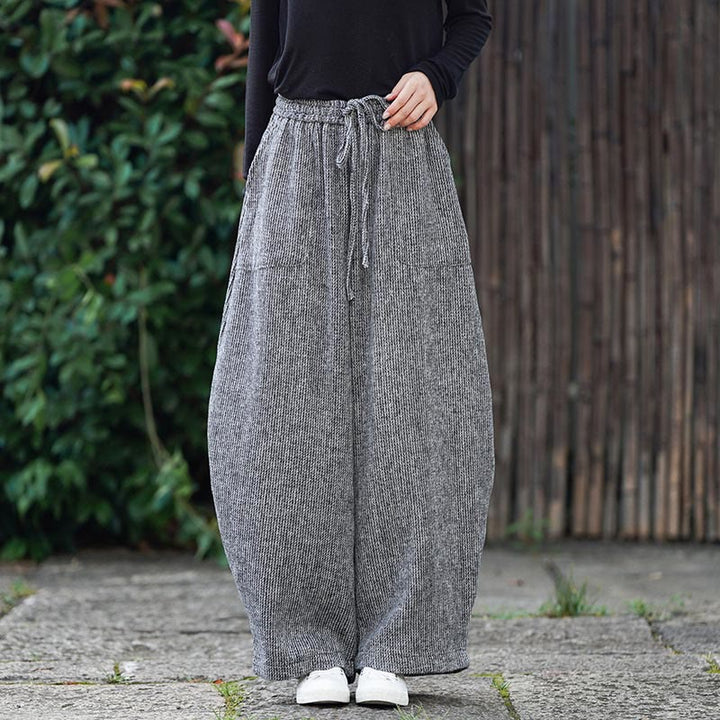 Pantalones de algodón de cintura alta con diseño de cordón ajustable y bolsillos, de color liso, para hombre, con estampado de Buddha Stones. - image 31