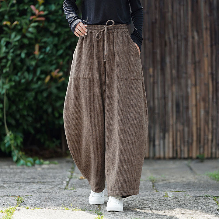 Pantalones de algodón de cintura alta con diseño de cordón ajustable y bolsillos, de color liso, para hombre, con estampado de Buddha Stones. - BurlyWood - US/UK/AU46, EU56 (5XL) - image 0