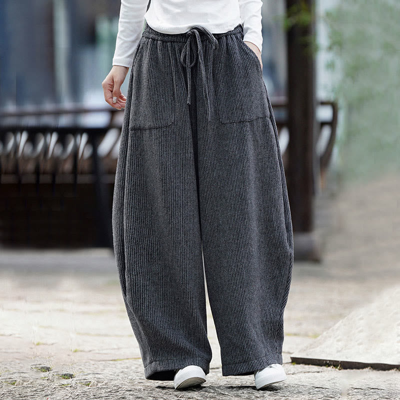 Pantalones de algodón de cintura alta con diseño de cordón ajustable y bolsillos, de color liso, para hombre, con estampado de Buddha Stones. - image 11