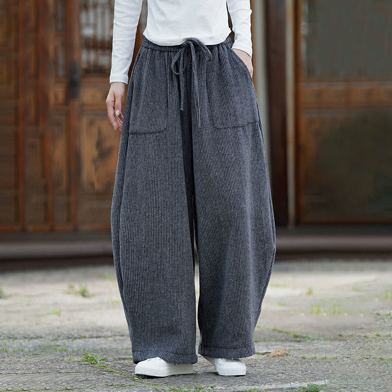 Pantalones de algodón de cintura alta con diseño de cordón ajustable y bolsillos, de color liso, para hombre, con estampado de Buddha Stones. - image 14
