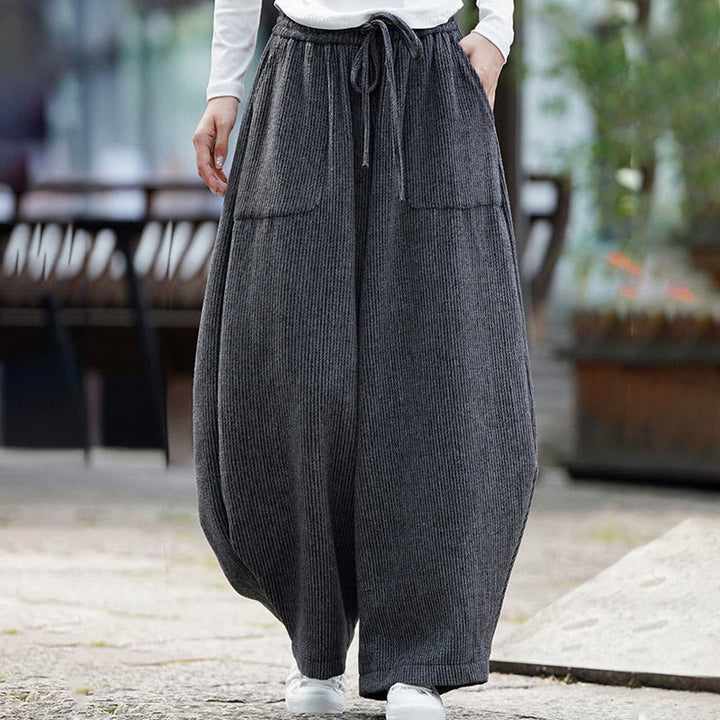 Pantalones de algodón de cintura alta con diseño de cordón ajustable y bolsillos, de color liso, para hombre, con estampado de Buddha Stones. - image 13