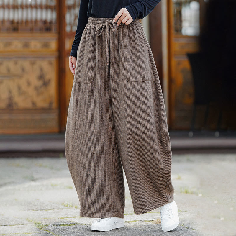 Pantalones de algodón de cintura alta con diseño de cordón ajustable y bolsillos, de color liso, para hombre, con estampado de Buddha Stones. - image 5