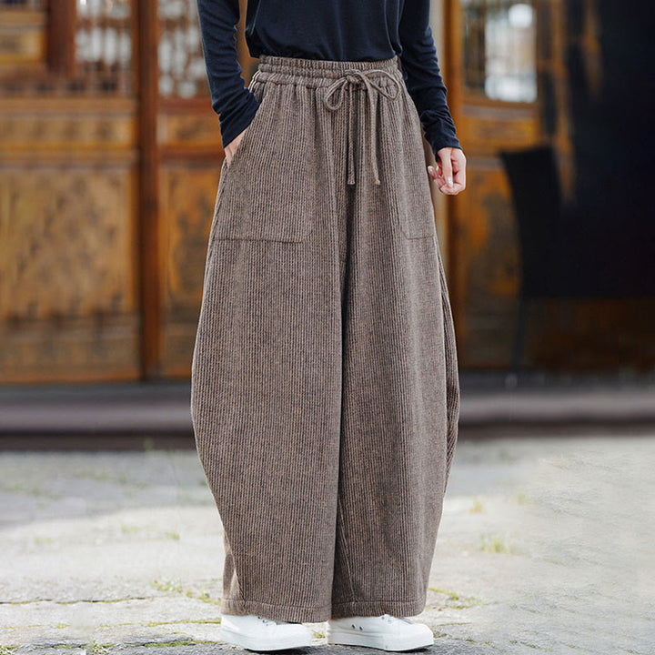 Pantalones de algodón de cintura alta con diseño de cordón ajustable y bolsillos, de color liso, para hombre, con estampado de Buddha Stones. - image 8
