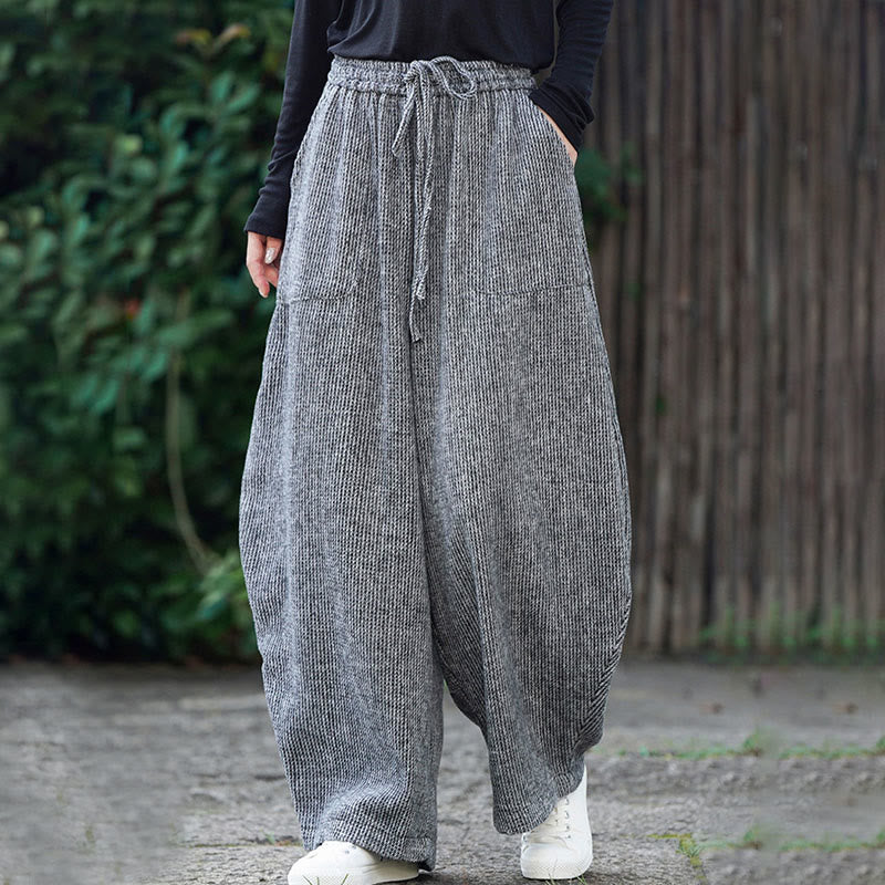 Pantalones de algodón de cintura alta con diseño de cordón ajustable y bolsillos, de color liso, para hombre, con estampado de Buddha Stones. - image 32