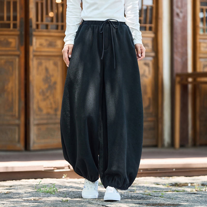 Pantalones de invierno para hombre Buddha Stones, de algodón, color liso, con puños elásticos, largo 9 y bolsillos. - image 20