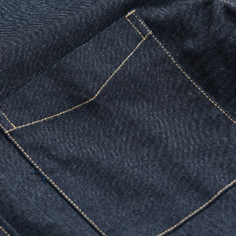 Chaqueta de algodón para hombre de manga larga con botones lisos y estampado de Buddha Stones, con bolsillo - image 6