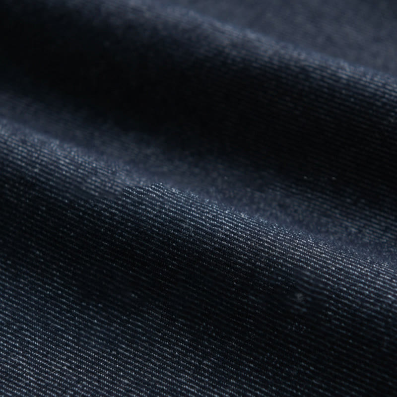 Chaqueta de algodón para hombre de manga larga con botones lisos y estampado de Buddha Stones, con bolsillo - image 5