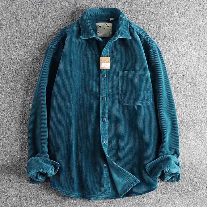 Chaqueta gruesa de manga larga para hombre con botones y bolsillos, color liso y estampado Buddha Stones - Marina de guerra - US/UK/AU44, EU54 (4XL) - image 8