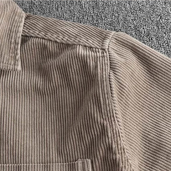 Chaqueta gruesa de manga larga para hombre con botones y bolsillos, color liso y estampado Buddha Stones - image 2