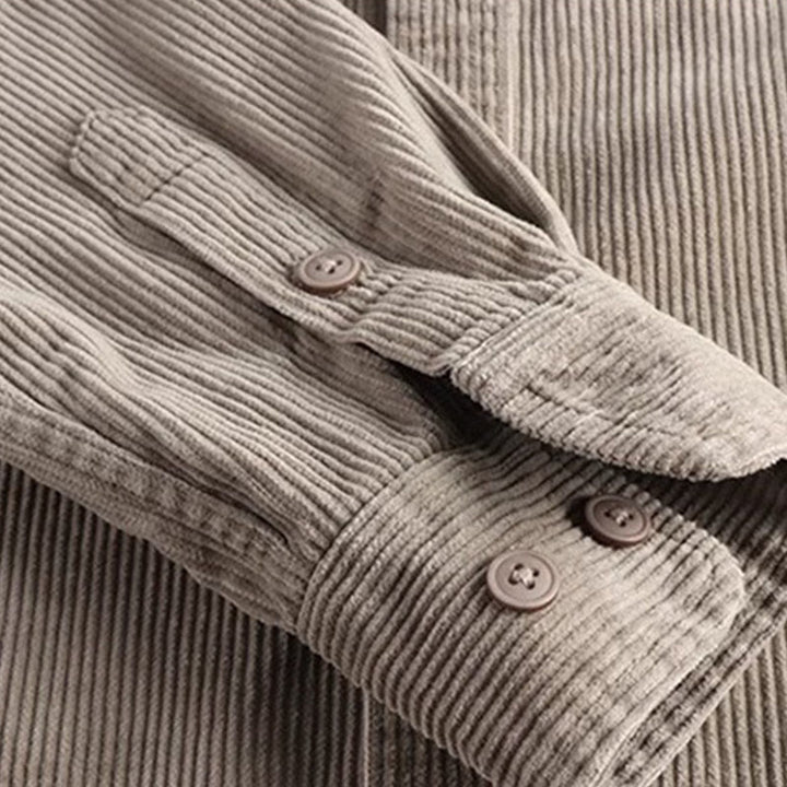 Chaqueta gruesa de manga larga para hombre con botones y bolsillos, color liso y estampado Buddha Stones - image 4