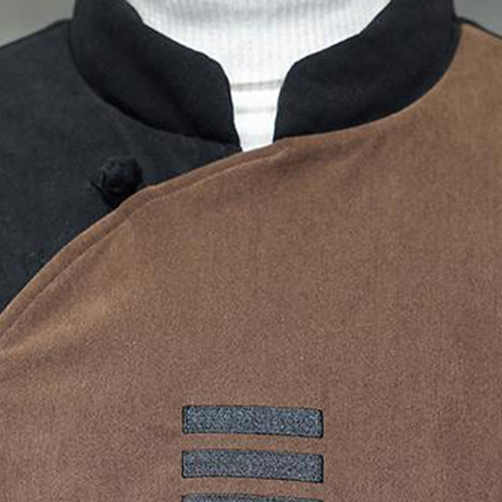 Chaqueta de pana de manga larga para hombre con bolsillos y diseño de Yin Yang Tai Chi de Buddha Stones Winter - image 8